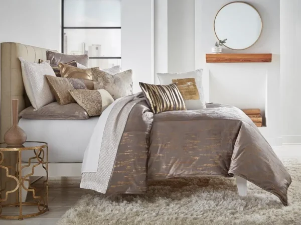 Cloud9d Arian Grey Velvet Duvet Cover (2 Sizes)