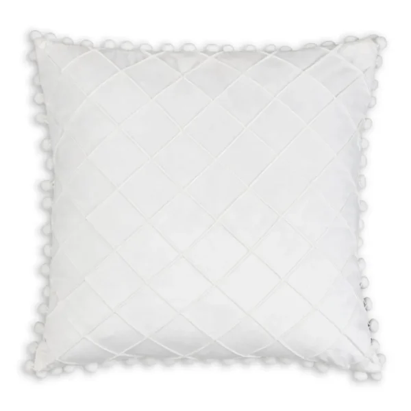 Cloud9d PILLOWS, RUGS, & THROWS Diamond White Pillow – 20″ X 20″