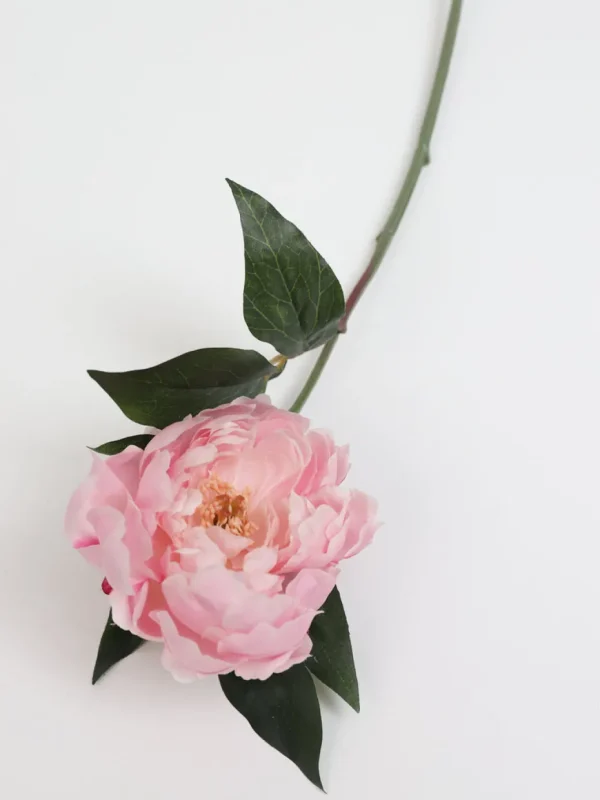Inspire Me! Home Decor 19″ Blooming Pink Peony Stem