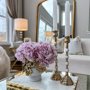 Inspire Me! Home Decor 25″ Blush Pink French Hydrangea Stem
