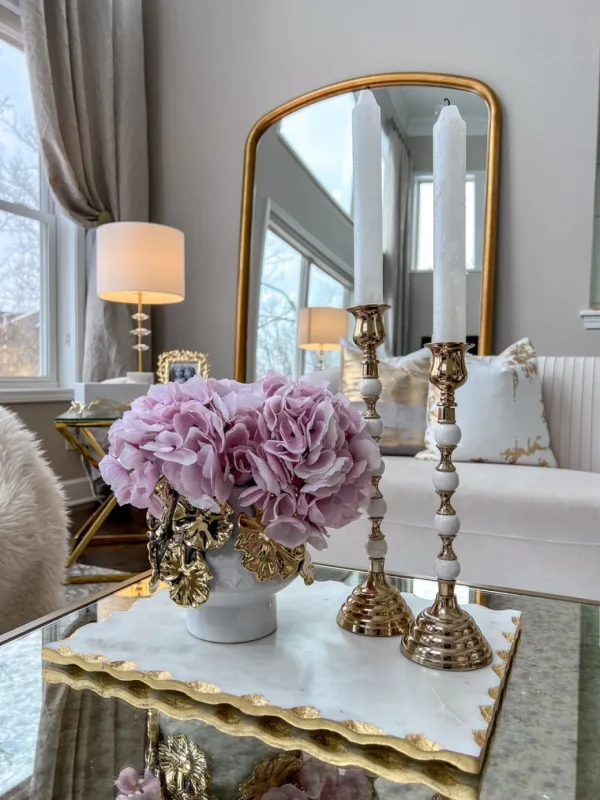 Inspire Me! Home Decor 25″ Blush Pink French Hydrangea Stem