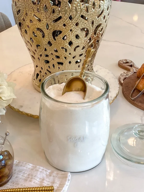 Inspire Me! Home Decor 6″ Gold Twist Scoop