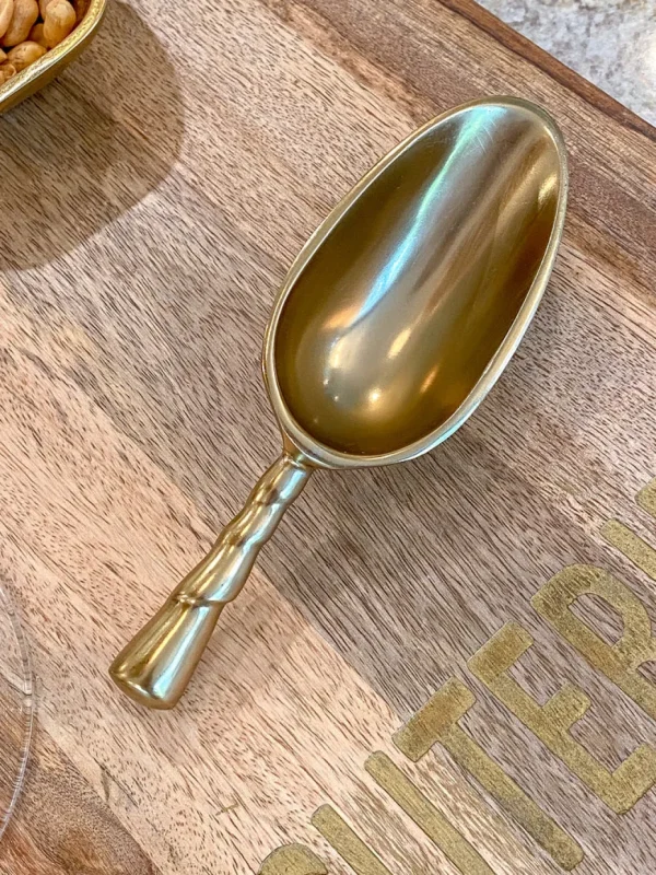 Inspire Me! Home Decor 6″ Gold Twist Scoop