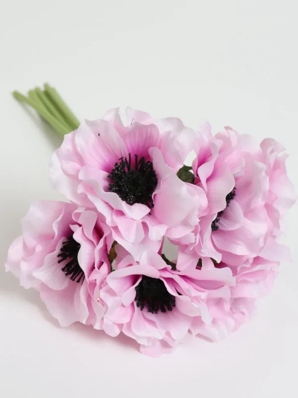 Inspire Me! Home Decor 12″ Lavender Two Tone Anemone Bundle