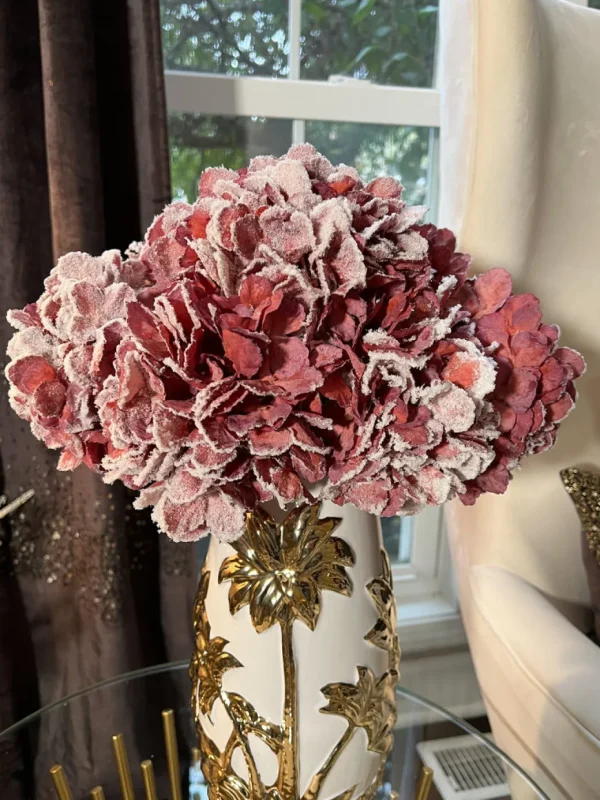Inspire Me! Home Decor 27″ Mauve Snow Sprinkle Hydrangea Stem
