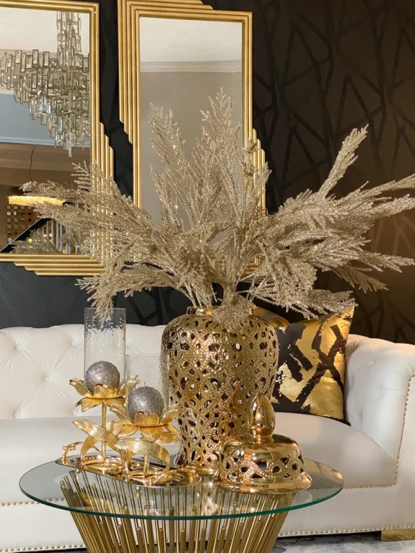 Inspire Me! Home Decor 40″ Tall Gold Shimmer Stem