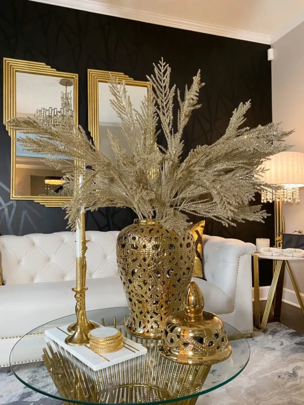 Inspire Me! Home Decor 40″ Tall Gold Shimmer Stem
