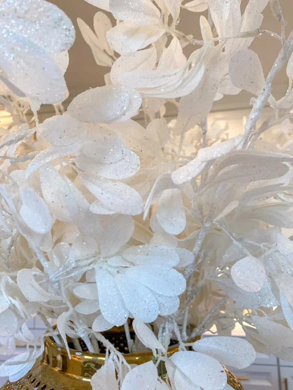 Inspire Me! Home Decor 45″ Tall White Leaf Stem