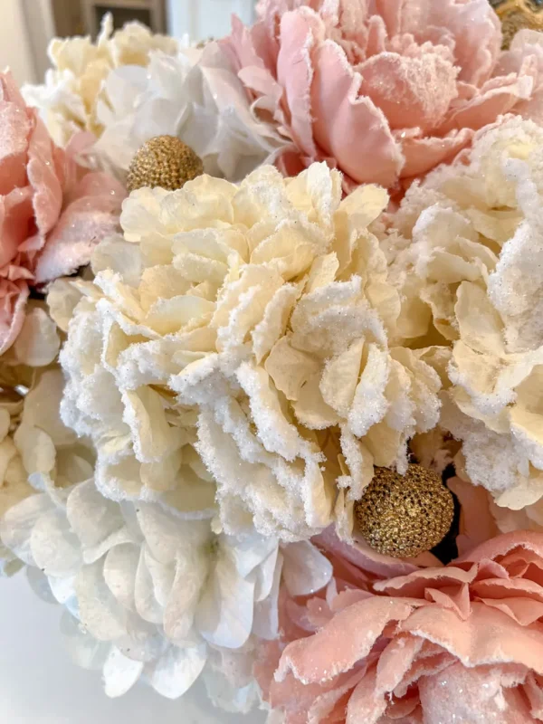 Inspire Me! Home Decor 27″ White Snow Sprinkle Hydrangea Stem