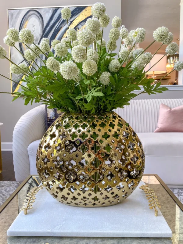 Inspire Me! Home Decor Allium Bundle W/ Foliage (2 Colors)