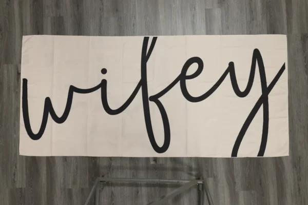 Inspire Me! Home Decor BATHROOM Wifey Pink Beach Towel