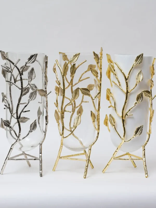 Inspire Me! Home Decor Branch Vase With Clear Glass Insert (2 Colors)