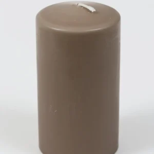 Inspire Me! Home Decor Brown Wax Pillar Candle