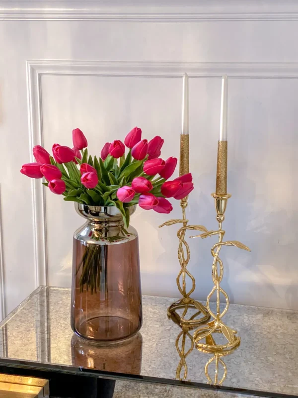 Inspire Me! Home Decor Brown And Gold Vase