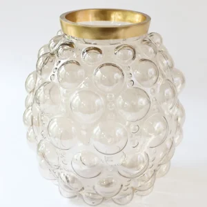 Inspire Me! Home Decor Bubble Vase With Gold Rim (2 Sizes)