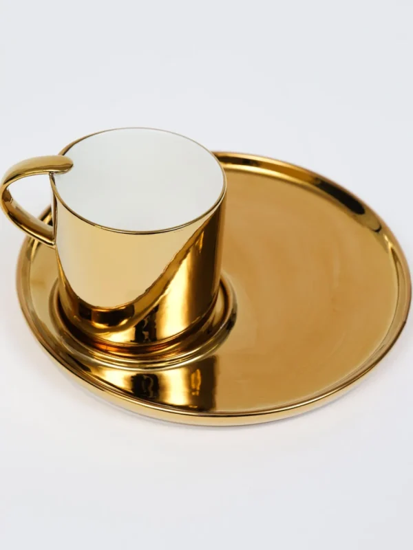 Inspire Me! Home Decor Cappuccino Cup With Round Tray (2 Colors)