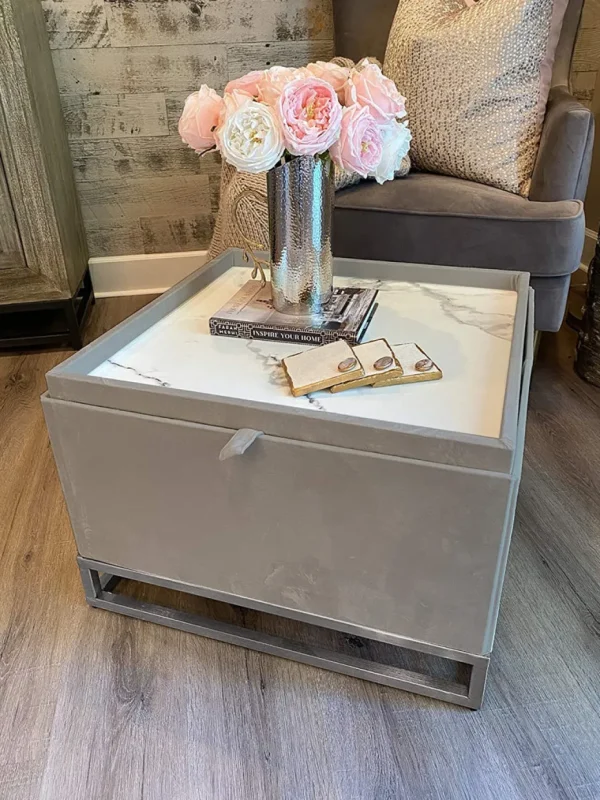 Inspire Me! Home Decor Caroline Storage Ottoman (3 Colors)