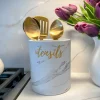 Inspire Me! Home Decor Ceramic Marble Untensil Holder KITCHEN