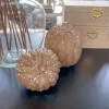 Inspire Me! Home Decor Champagne Glitter Pumpkins (2 Sizes)