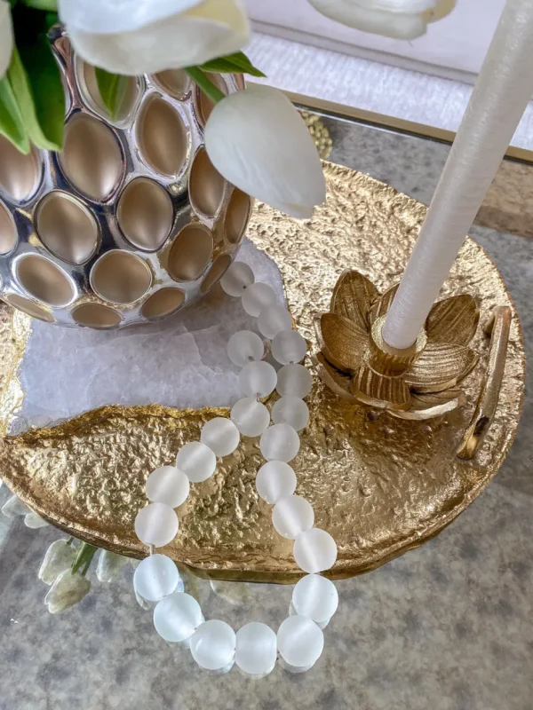Inspire Me! Home Decor Clear Beads