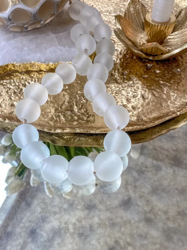 Inspire Me! Home Decor Clear Beads