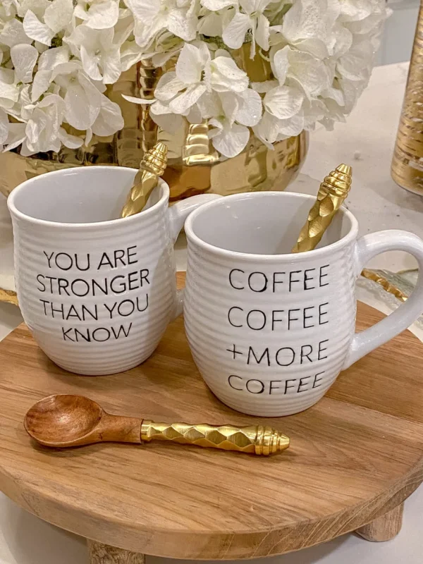 Inspire Me! Home Decor Coffee Coffee + More Coffee Mug KITCHEN