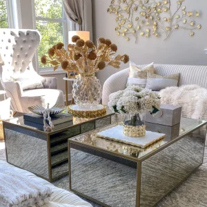 Inspire Me! Home Decor Cream Two Tone Hydrangea Bundle