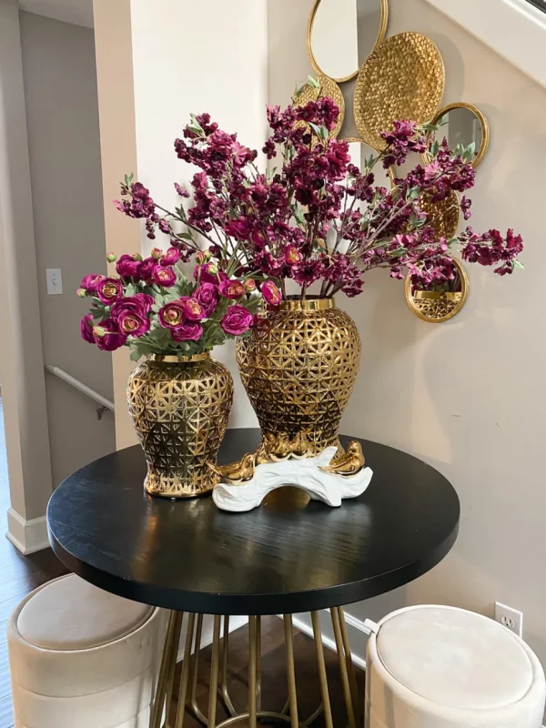 Inspire Me! Home Decor Dark Purple Blossom Stem