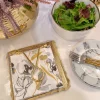 Inspire Me! Home Decor Decorative Square Lunch Napkins (9 Patterns)
