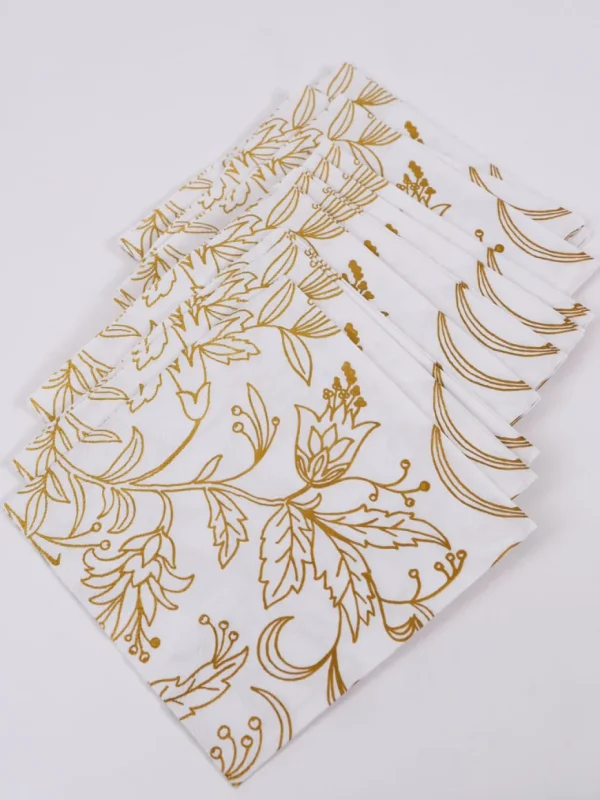 Inspire Me! Home Decor Decorative Square Lunch Napkins (9 Patterns)