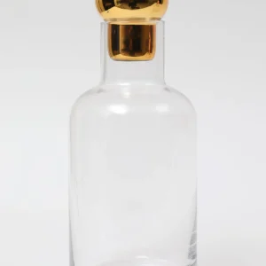 Inspire Me! Home Decor Decanter With Gold Round Top (2 Sizes)