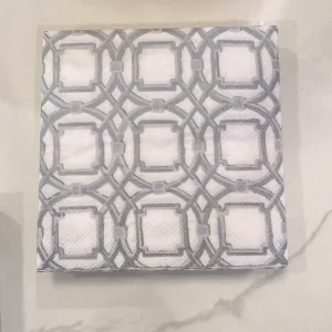 Inspire Me! Home Decor Decorative Square Lunch Napkins (9 Patterns)