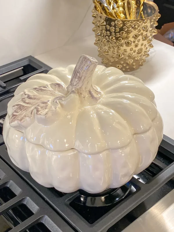Inspire Me! Home Decor Dolomite Pumpkin Collection ( 3 Sizes And Shapes Available ) KITCHEN