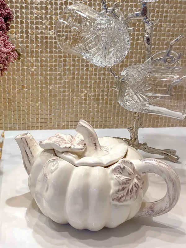 Inspire Me! Home Decor Dolomite Pumpkin Collection ( 3 Sizes And Shapes Available ) KITCHEN
