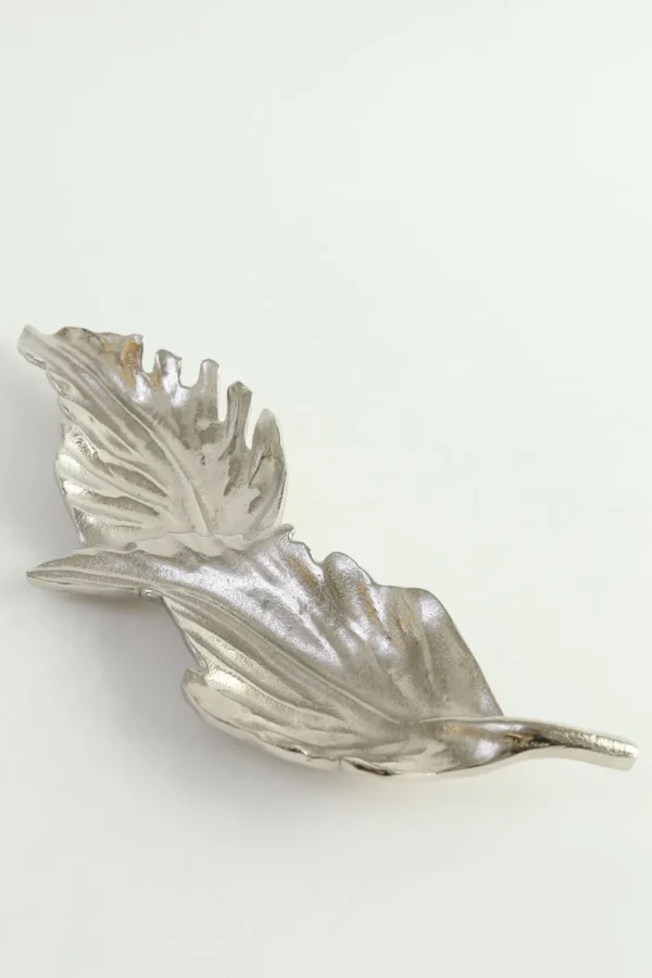 Inspire Me! Home Decor Double Metal Leaf Tray (2 Colors)