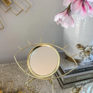 Inspire Me! Home Decor Evil Eye Table Top Mirror With Stand