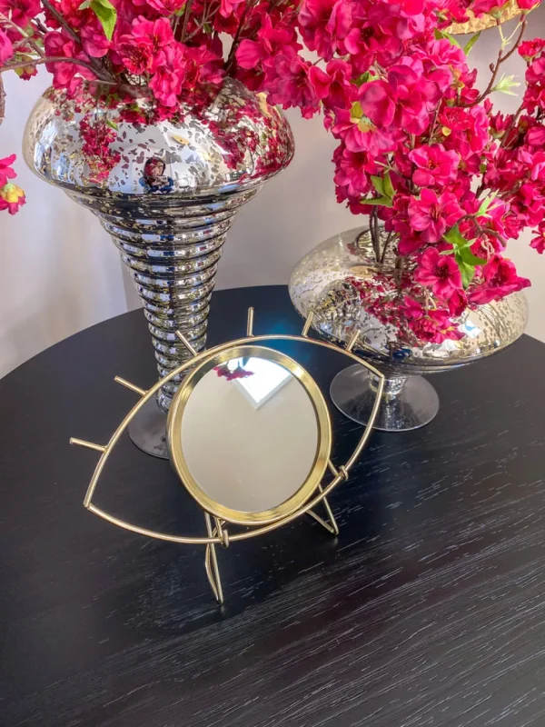 Inspire Me! Home Decor Evil Eye Table Top Mirror With Stand