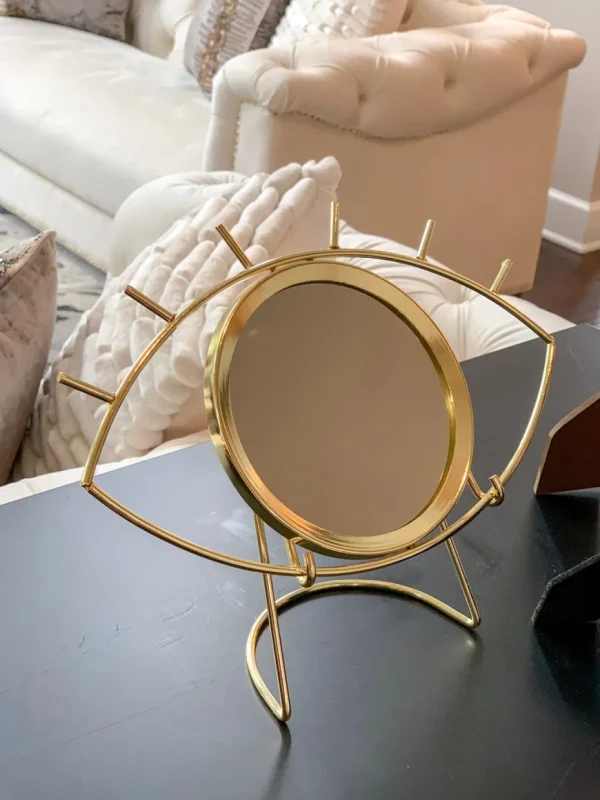 Inspire Me! Home Decor Evil Eye Table Top Mirror With Stand