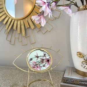 Inspire Me! Home Decor Evil Eye Table Top Mirror With Stand