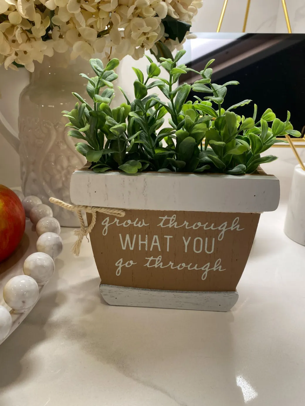 inspire_me_home_decor_fau_0-5.webp Inspire Me! Home Decor Faux Foliage Potted Inspirational Sign (3 Styles)