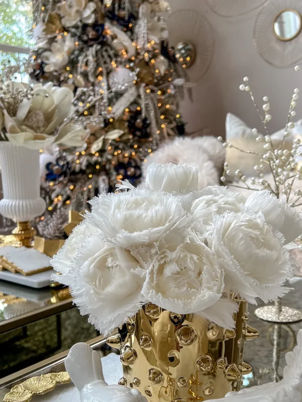 Inspire Me! Home Decor Faux Feathered Floral Stem