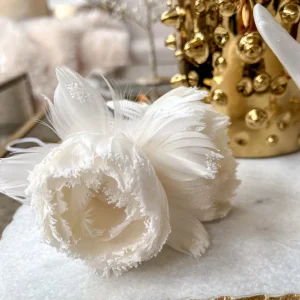 Inspire Me! Home Decor Faux Feathered Floral Stem