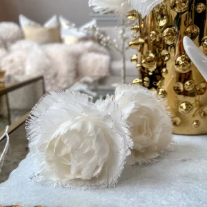 Inspire Me! Home Decor Faux Feathered Floral Stem