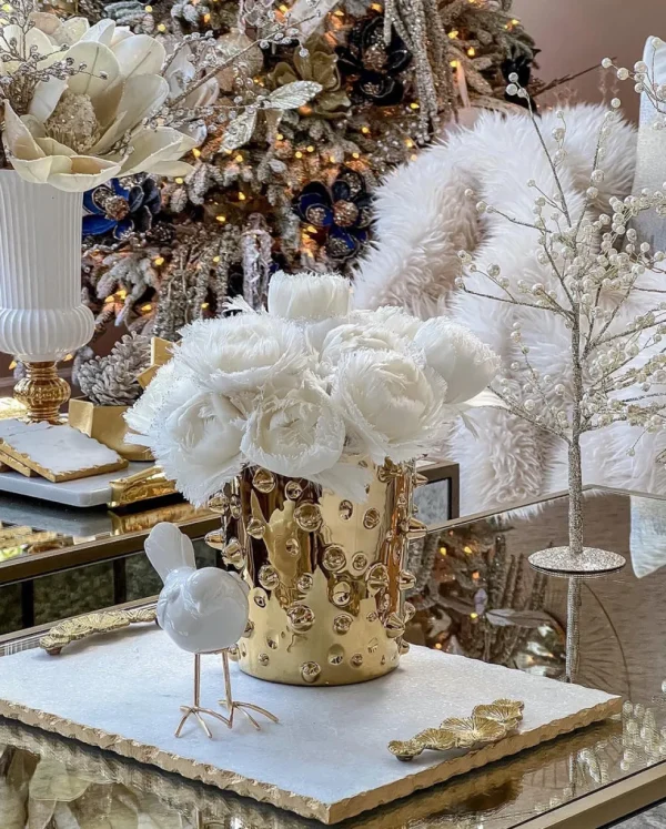 Inspire Me! Home Decor Faux Feathered Floral Stem