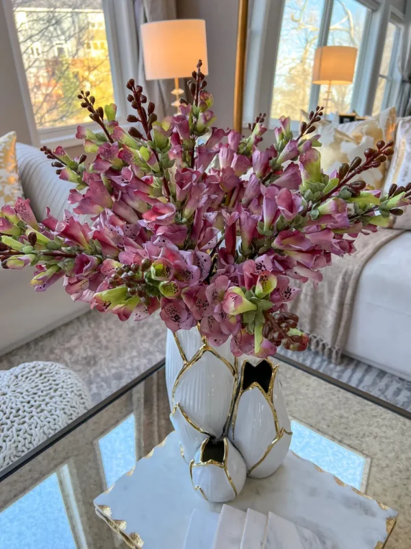 Inspire Me! Home Decor Floral Stems 26″ Foxglove Stem