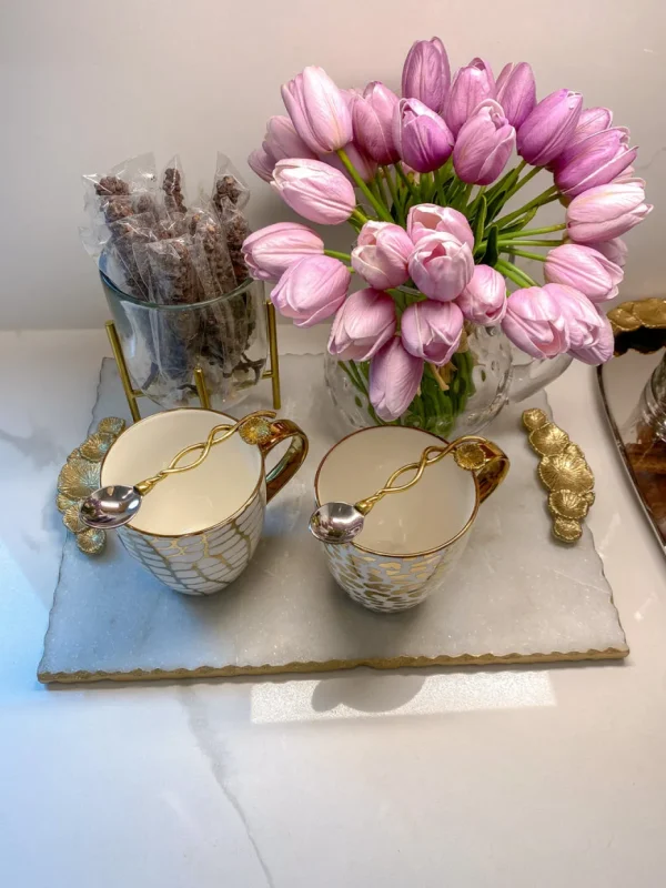 Inspire Me! Home Decor Floral Twist Tea Spoon (Set Of 4)