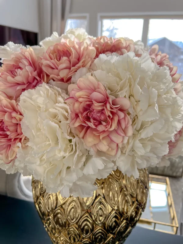 Inspire Me! Home Decor Floral Stems 26″ Ivory Hydrangea Stem