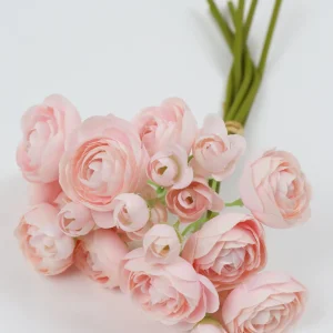 Inspire Me! Home Decor Floral Stems Mini Ranunculus Bundle (3 Colors)