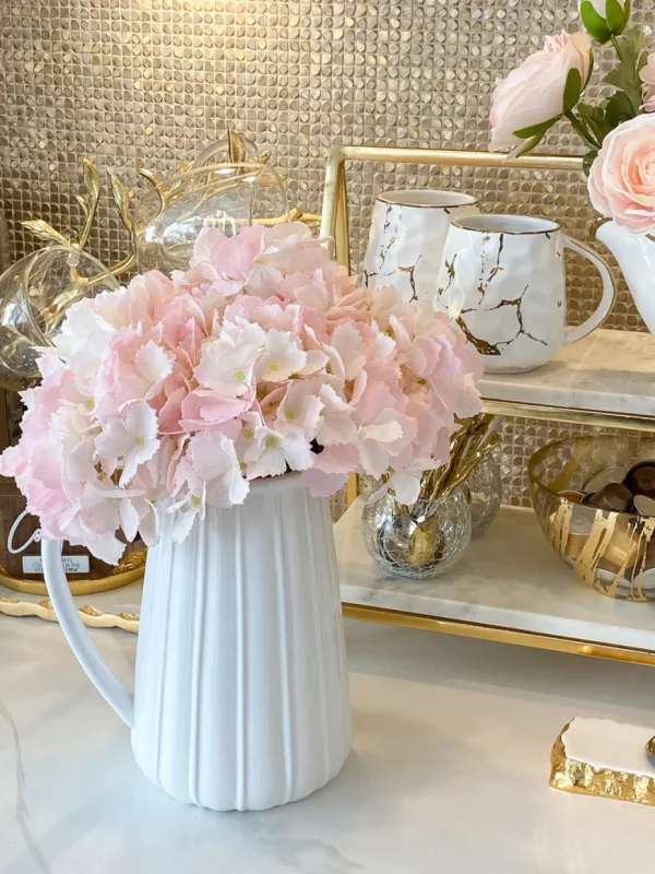 Inspire Me! Home Decor Floral Stems Real-Touch Hydrangea Stem (4 Colors)