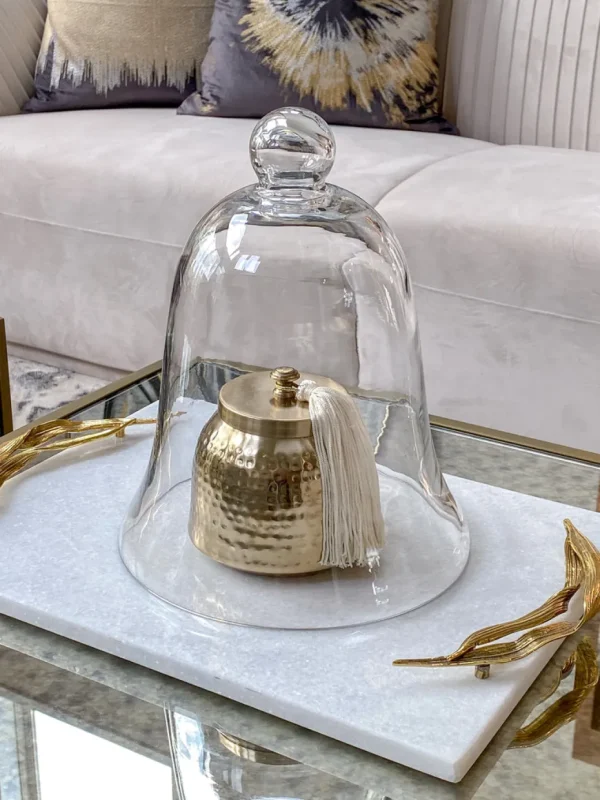 Inspire Me! Home Decor Glass Bell Cloche ( Glass Dome )